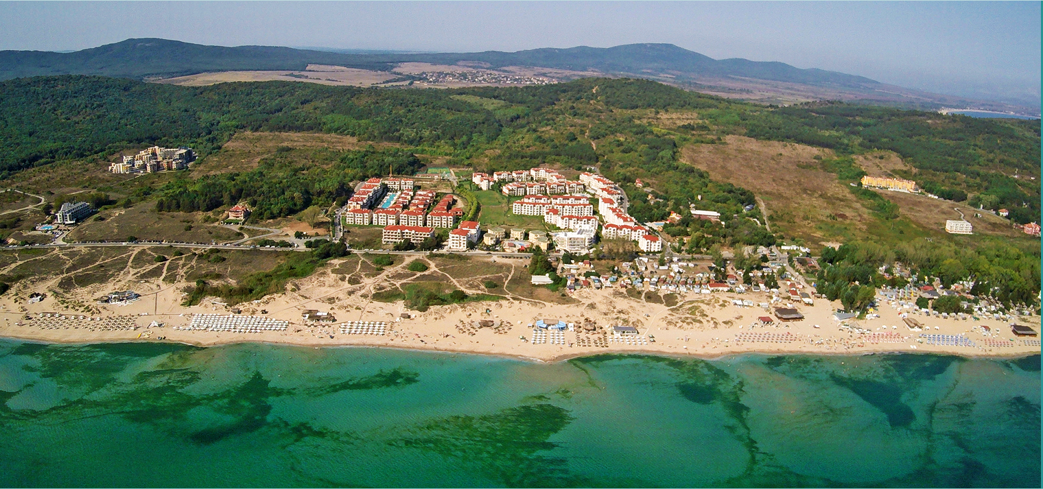 Scenic coastal background
